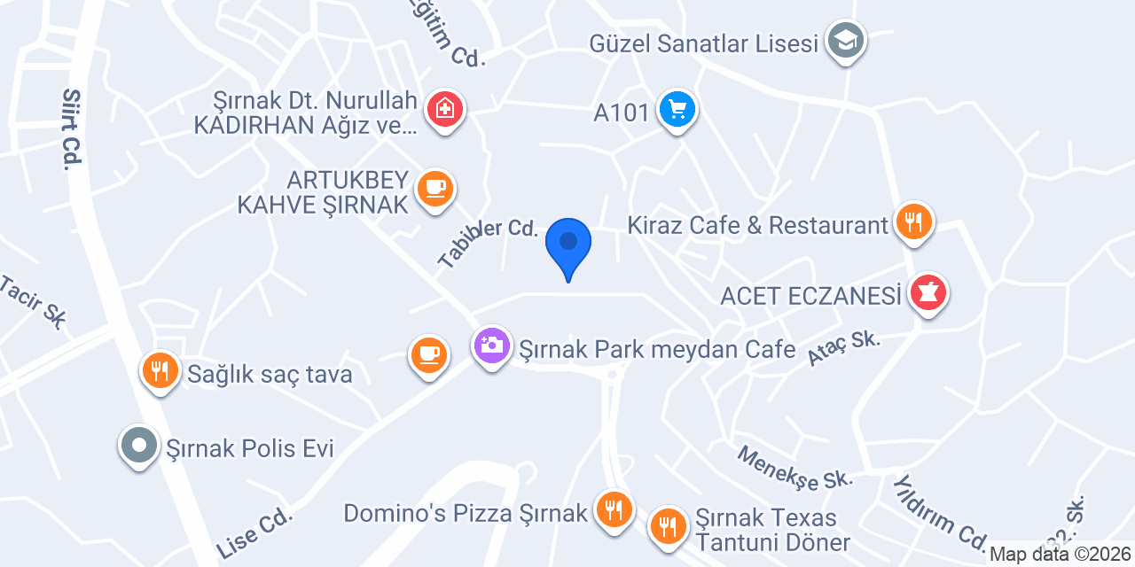 Kardelen pastanesi konumu