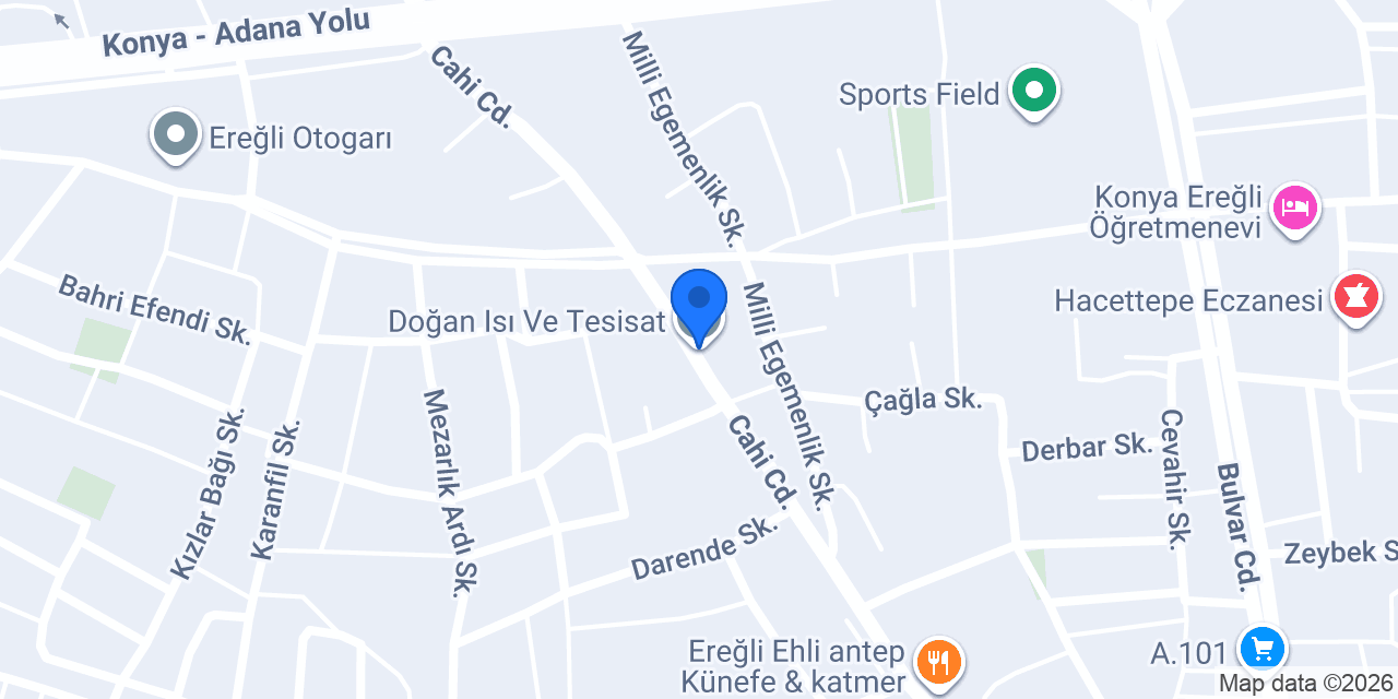 Doğan Isı Ve Tesisat konumu
