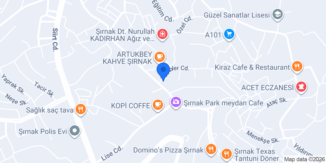 Hilton pastanesi konumu