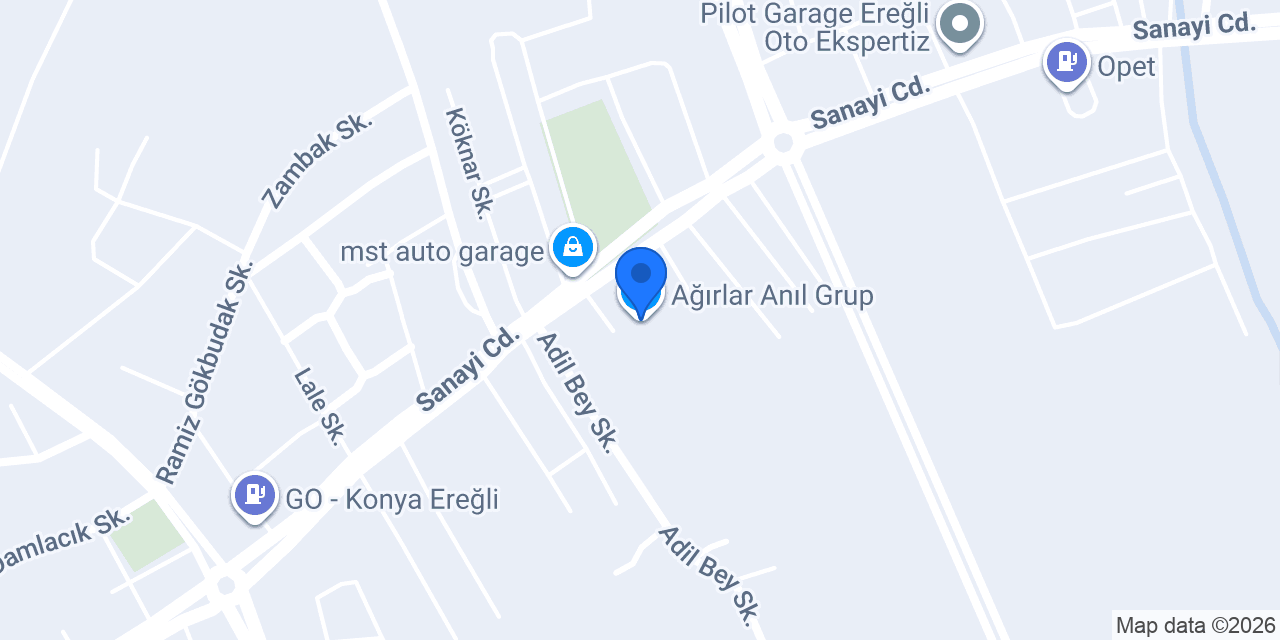 Ağırlar Anıl Grup konumu
