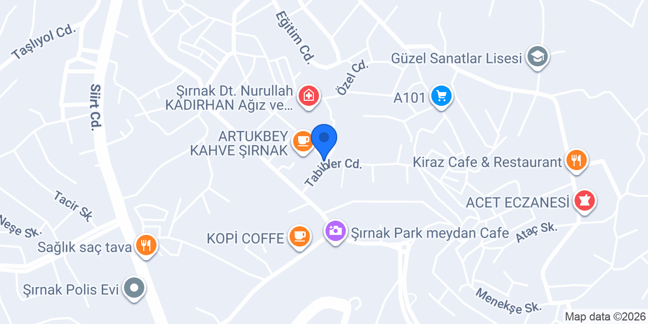 sağlık taksi konumu