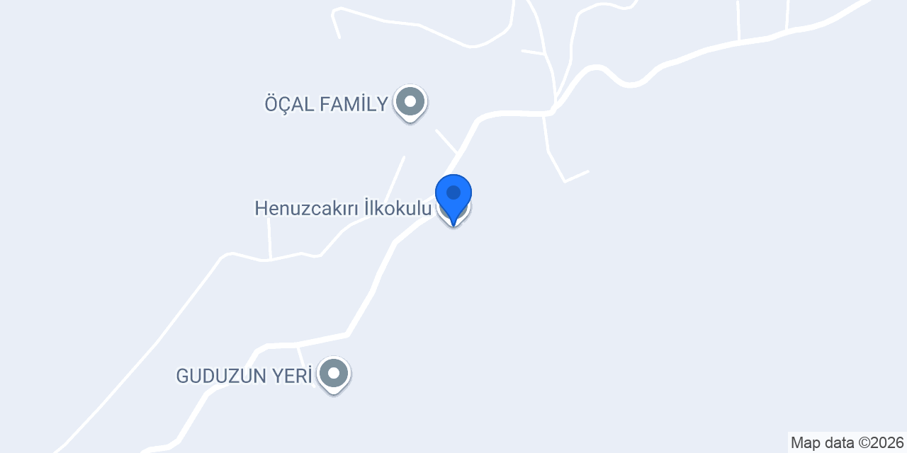 Henuzcakırı İlkokulu konumu
