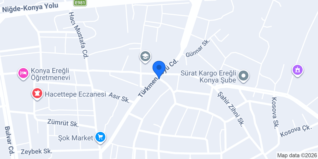 İvriz Tarım Teknolojileri konumu