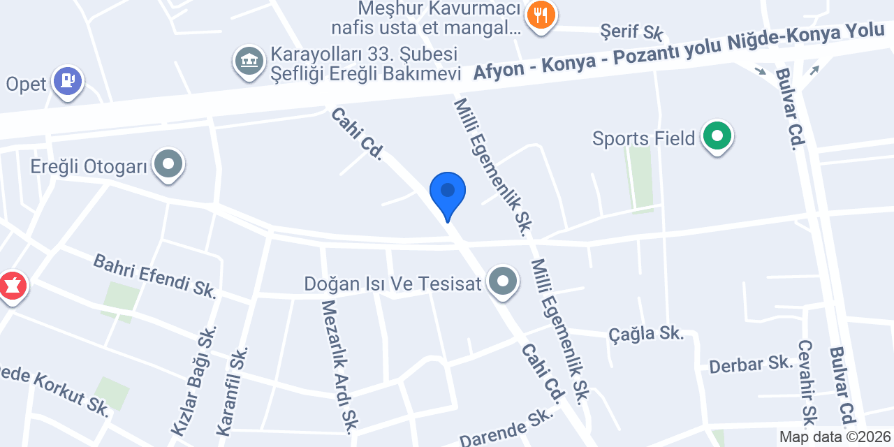 Tekinpen konumu