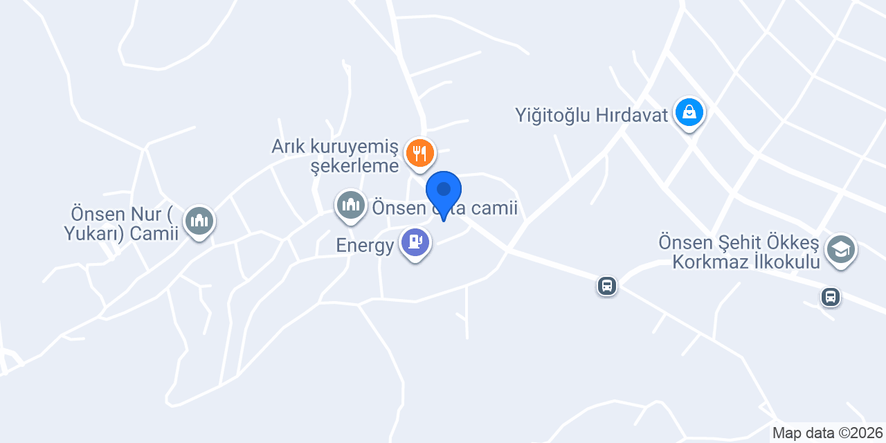Önsen Ekmek Fabrikası konumu