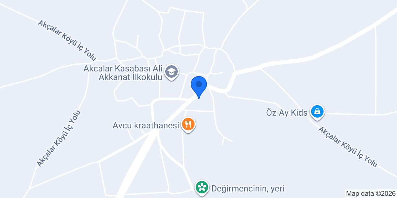 AKÇALAR DERNEĞİ konumu