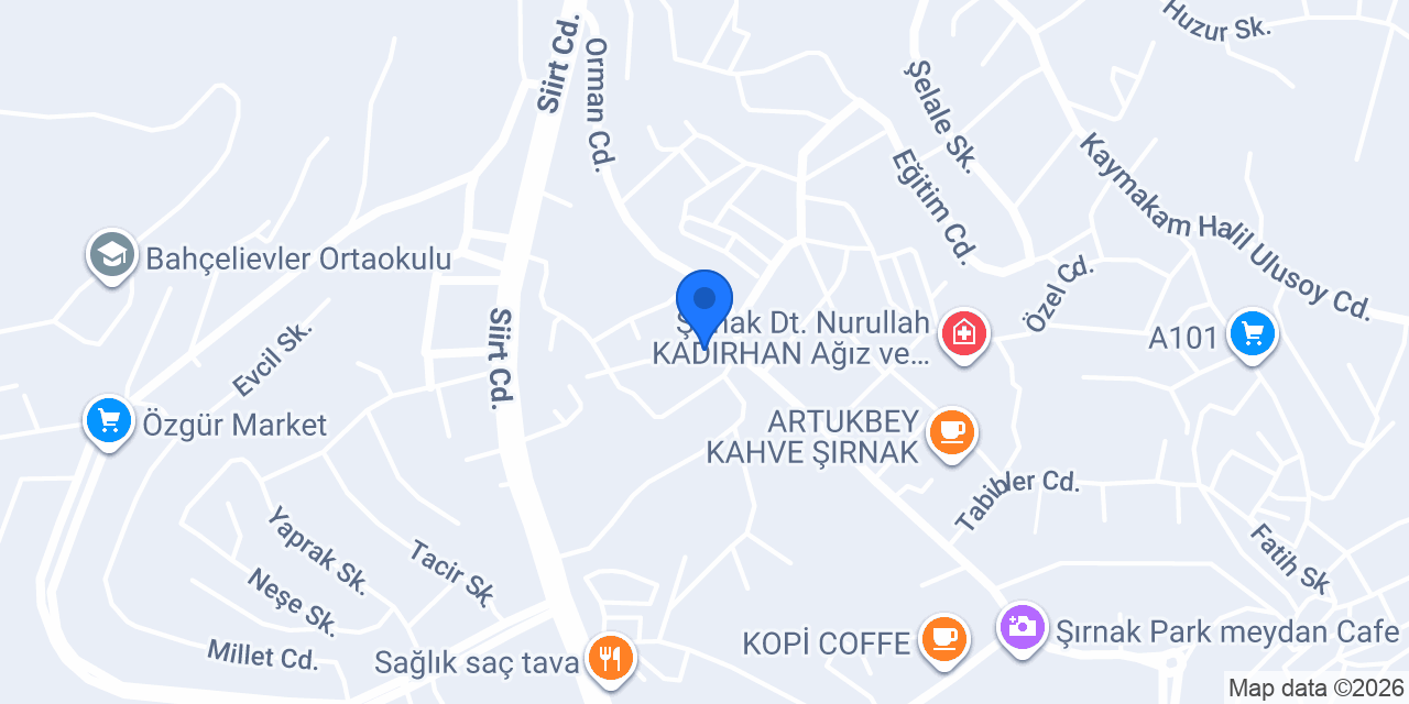 AYAN MOTOR (Senan Usta) konumu