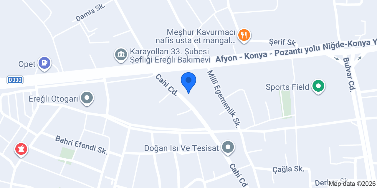 Öztat DONDURMA konumu