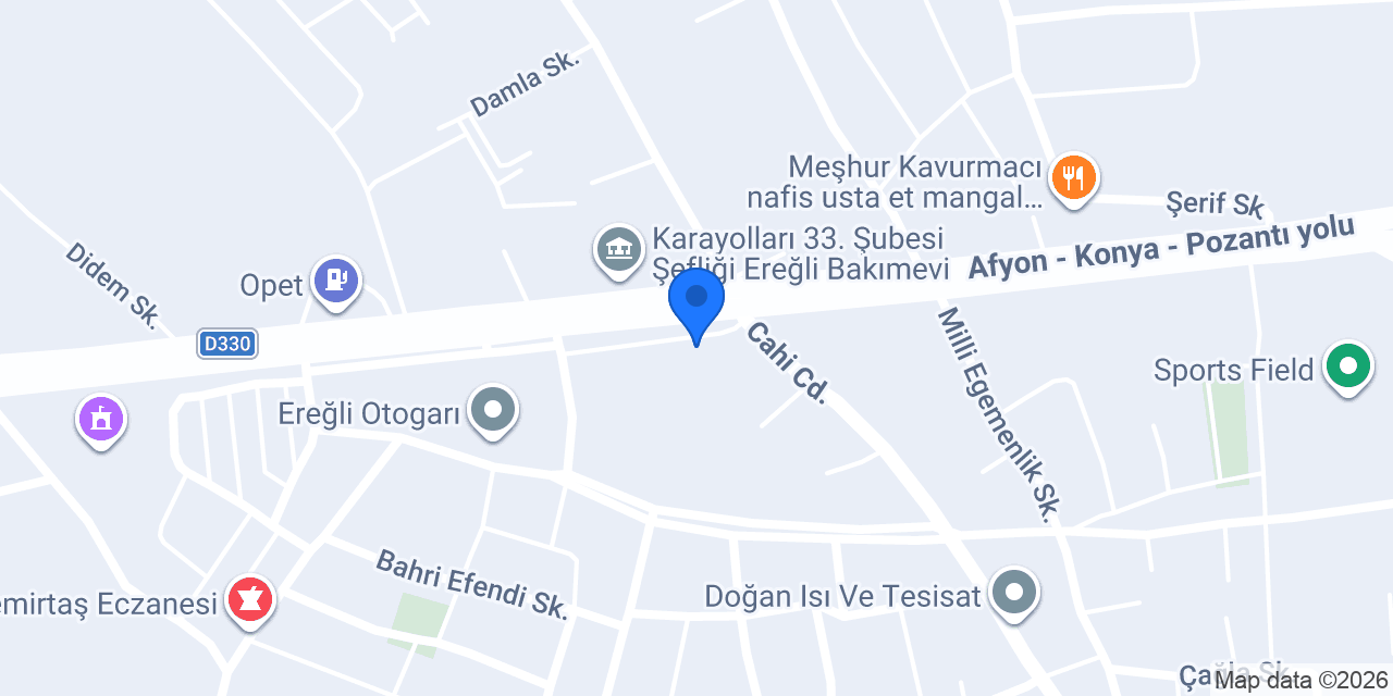 Ptt - Adliye Sarayı Şb. konumu