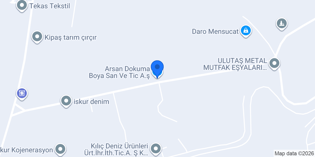 Arsan Dokuma Boya San Ve Tic A.ş konumu