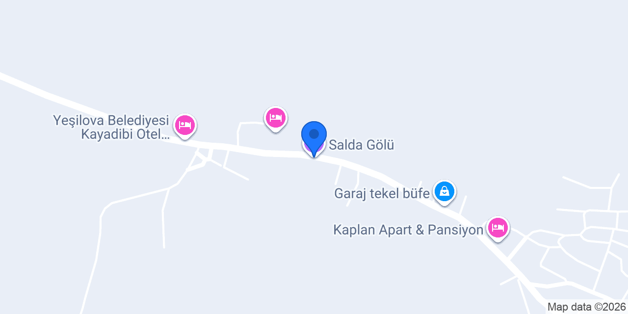 Salda Gölü konumu