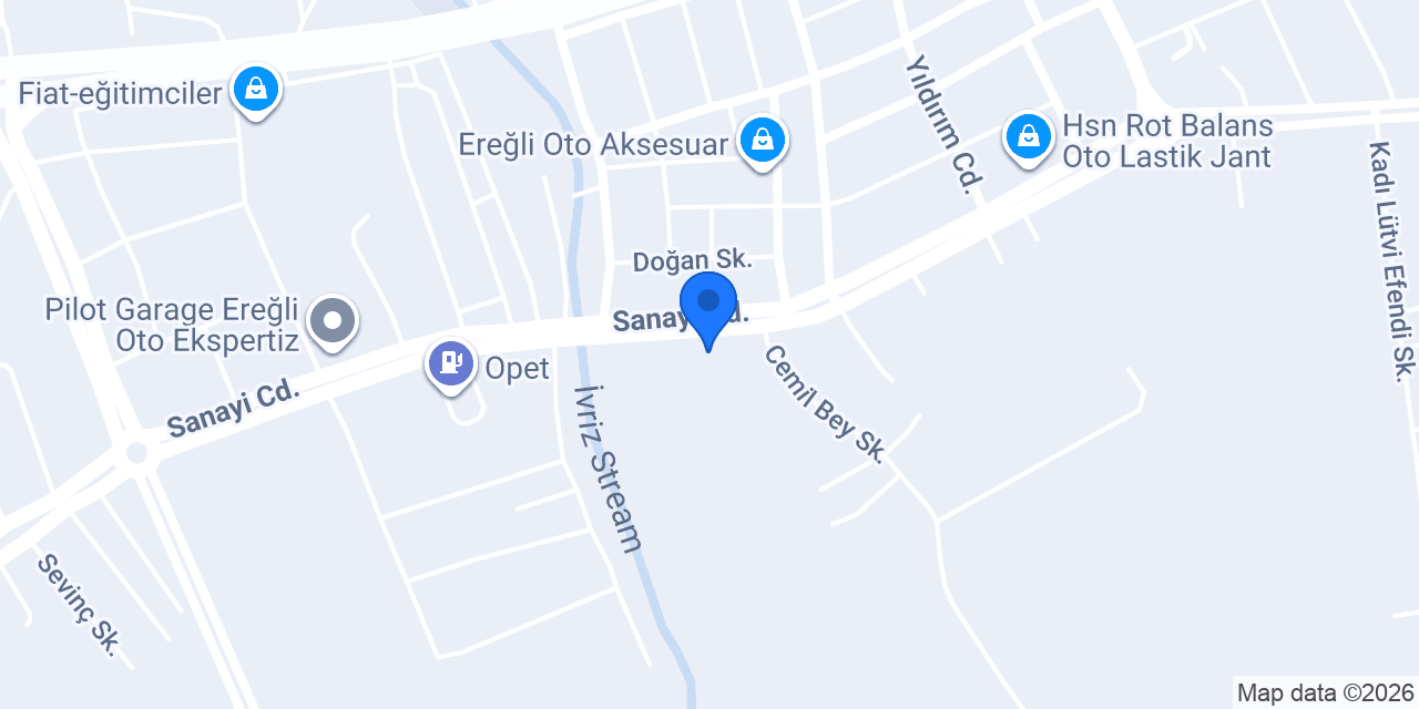 Onur Auto Tamir Bakım Özel Servis konumu