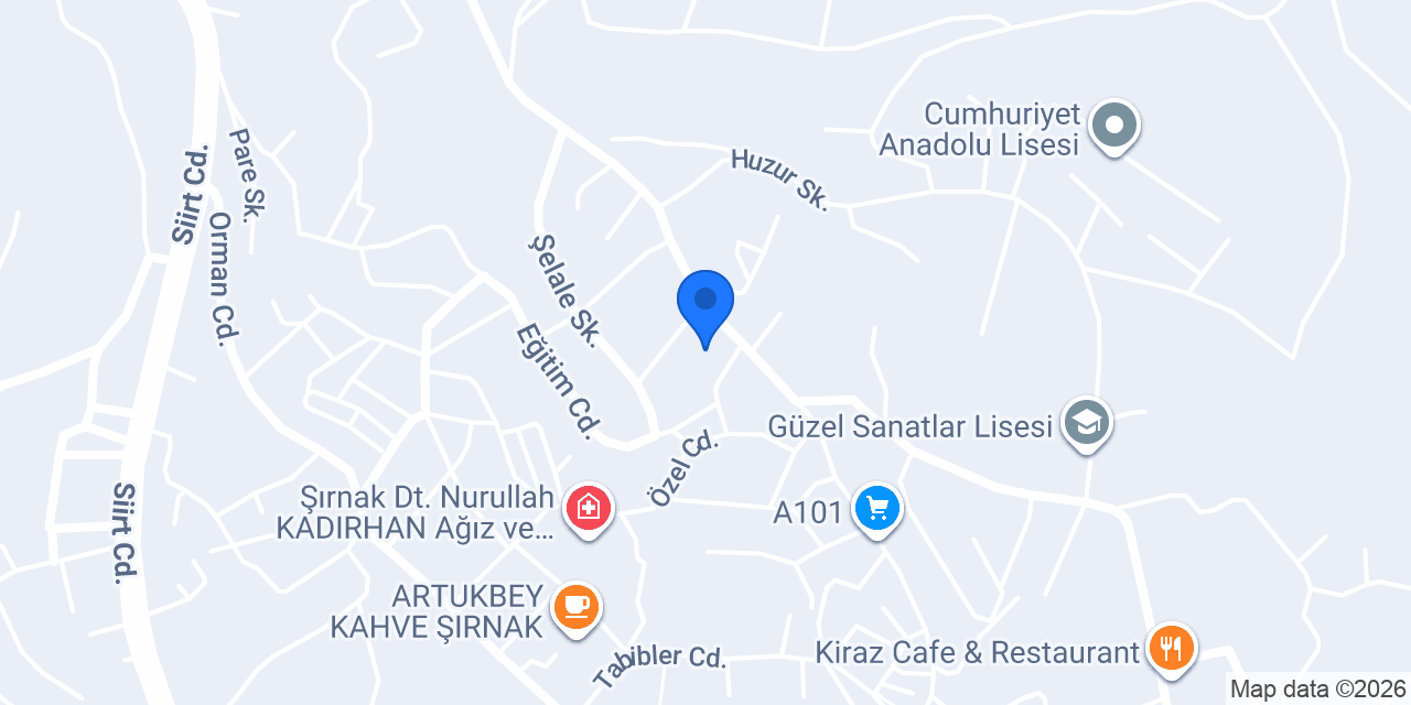 Sema Çıngıllıoğlu İlkokulu konumu