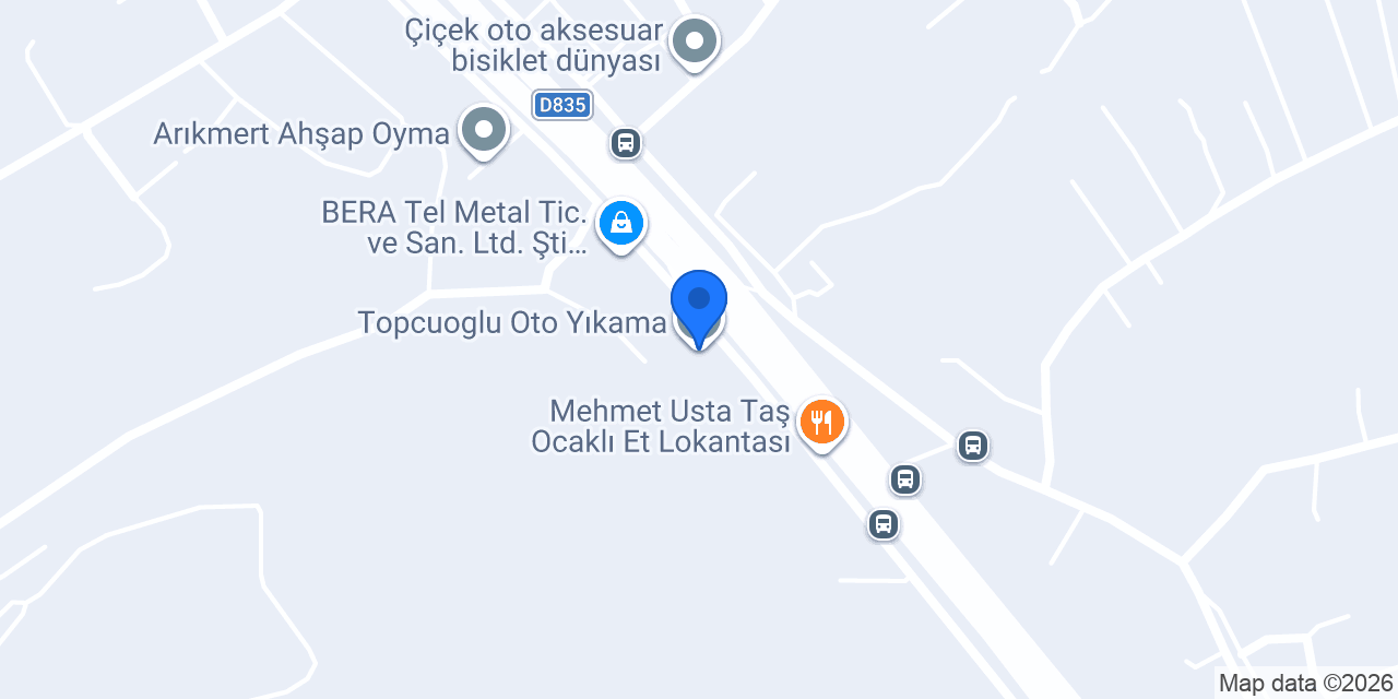 Topcuoglu Oto Yıkama konumu