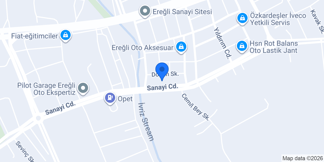 Adak Mobilya konumu