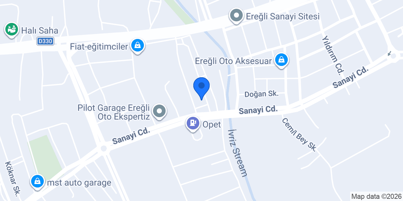 Doğan Otomotiv konumu