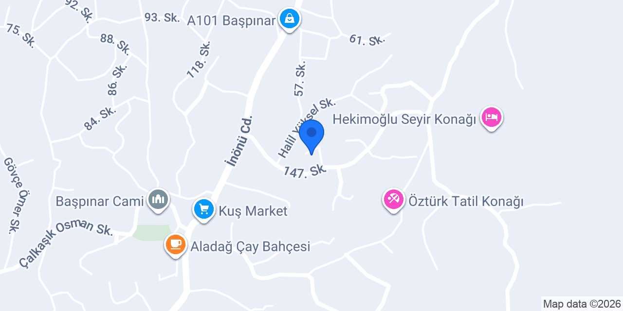 Halil Yüksel İlkokulu konumu
