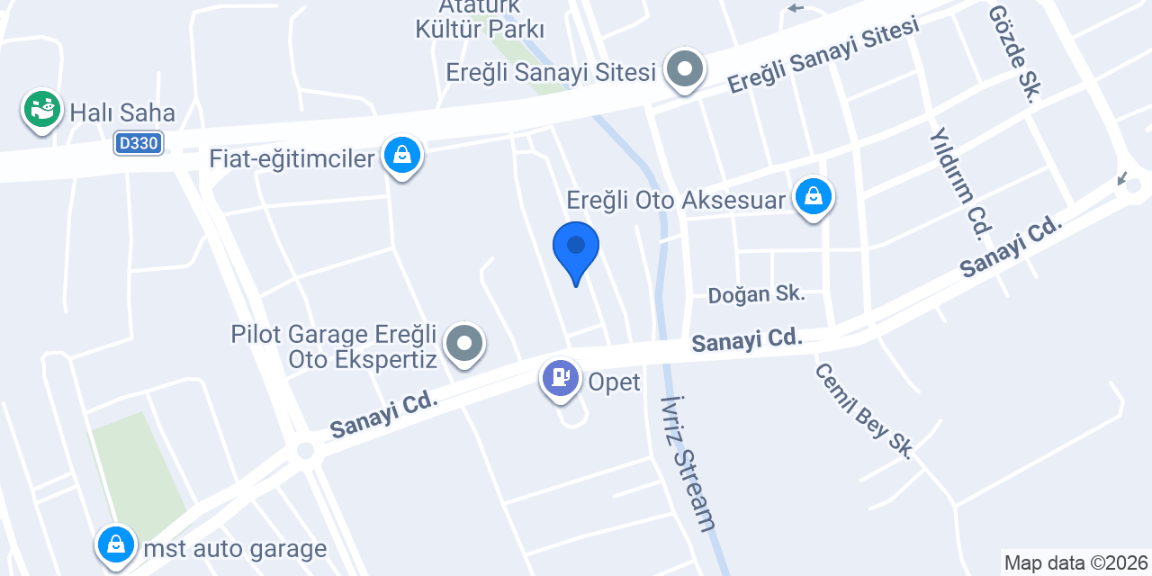 SERTBEY AUTO konumu