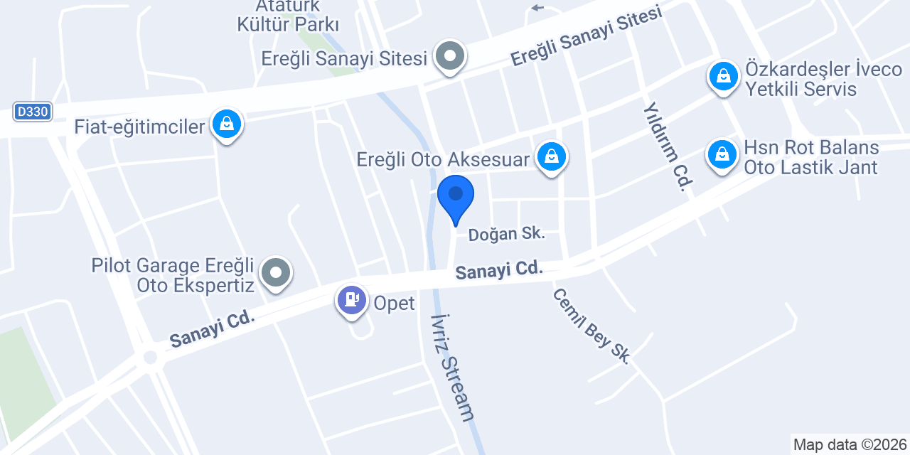 ARG GARAGE konumu