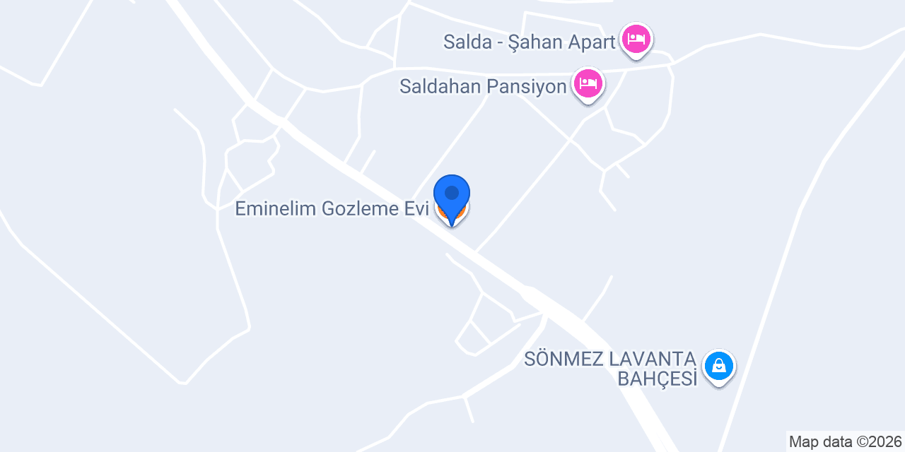 Eminelim Gozleme Evi konumu