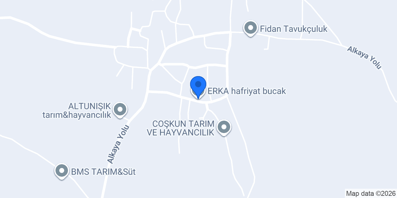 ERKA hafriyat bucak konumu