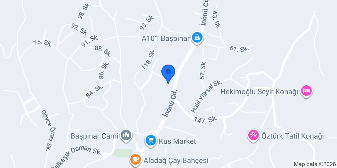 Demetin konağı konumu