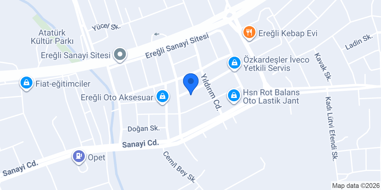 Ümit Oto konumu