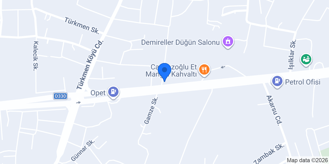 Yiğit Çelik Çatı konumu