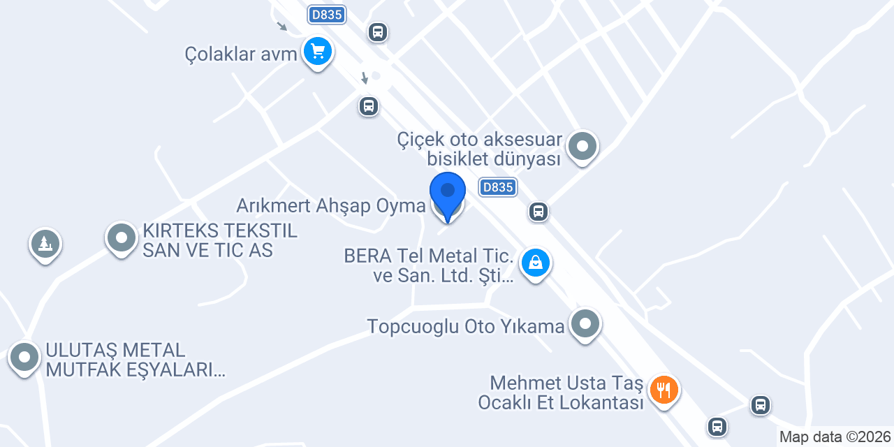 Arıkmert Ahşap Oyma konumu