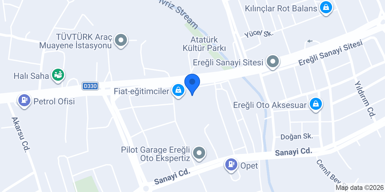 Oto Koçyiğit konumu