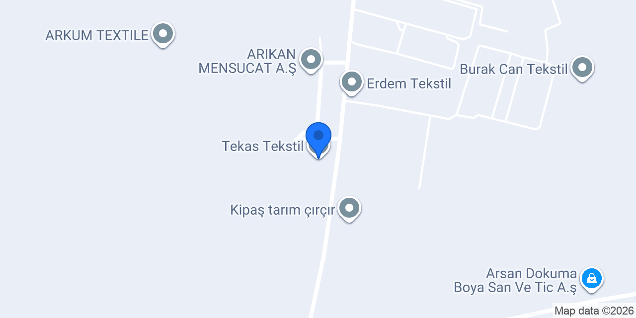 Tekas Tekstil konumu