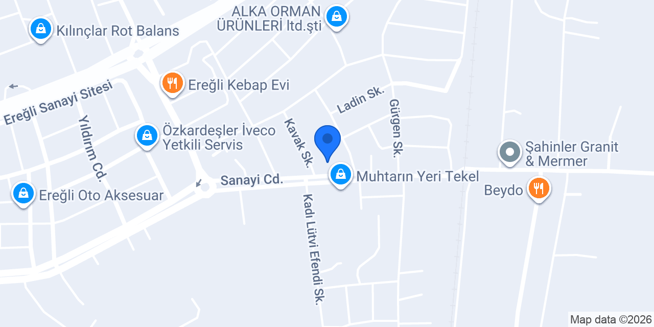 Yılmaz Ticaret konumu
