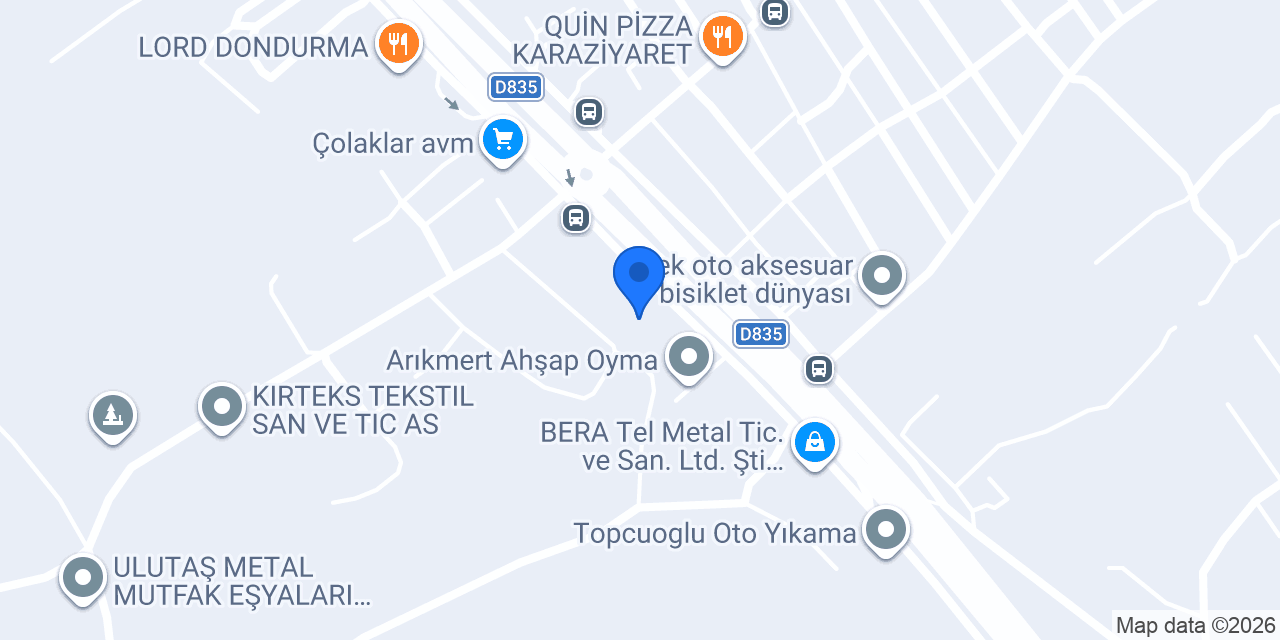 ÇOLAKLAR YEM TİCARET konumu