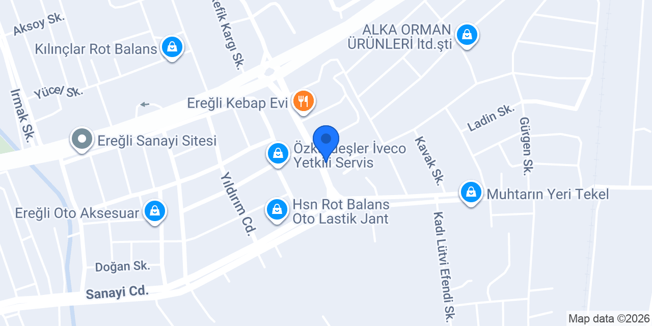 Duman Mobilya konumu