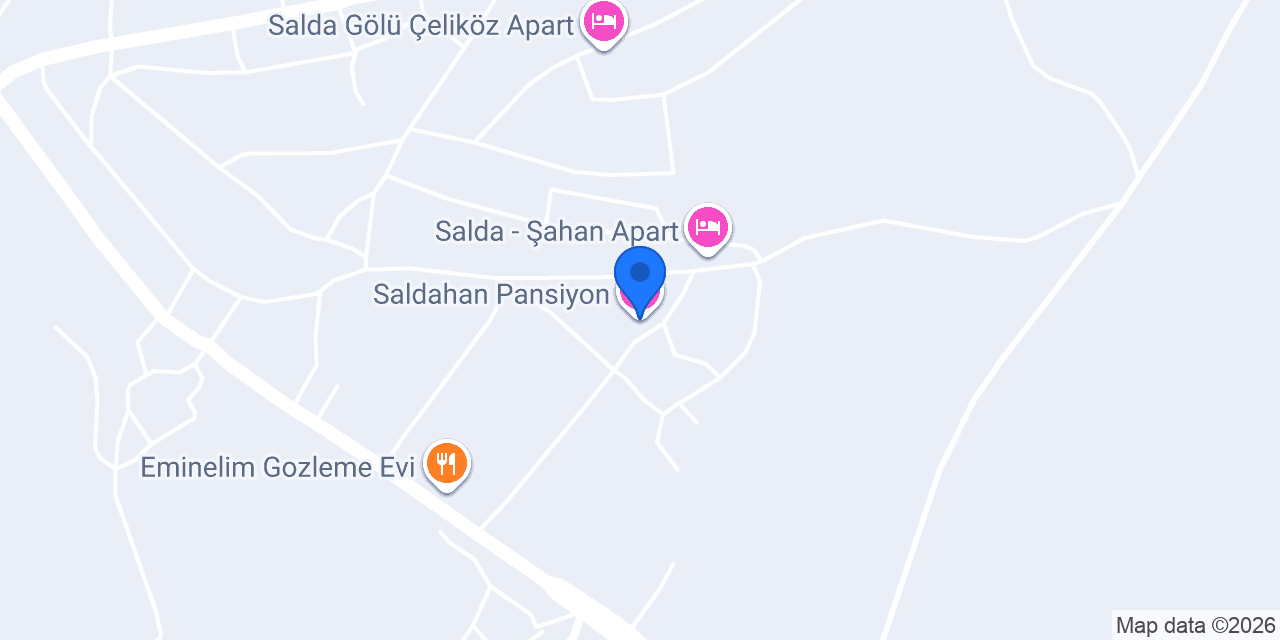 Saldahan Pansiyon konumu