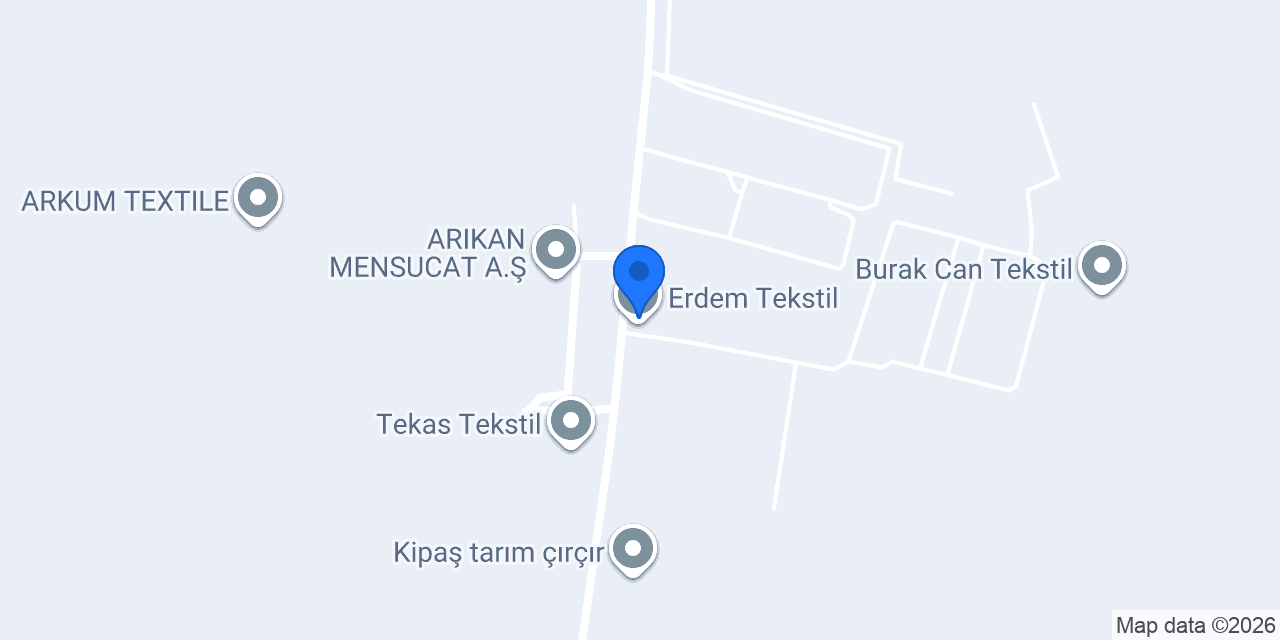 Erdem Tekstil konumu