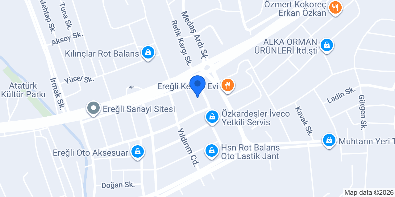 Bmc Yedek Parça konumu