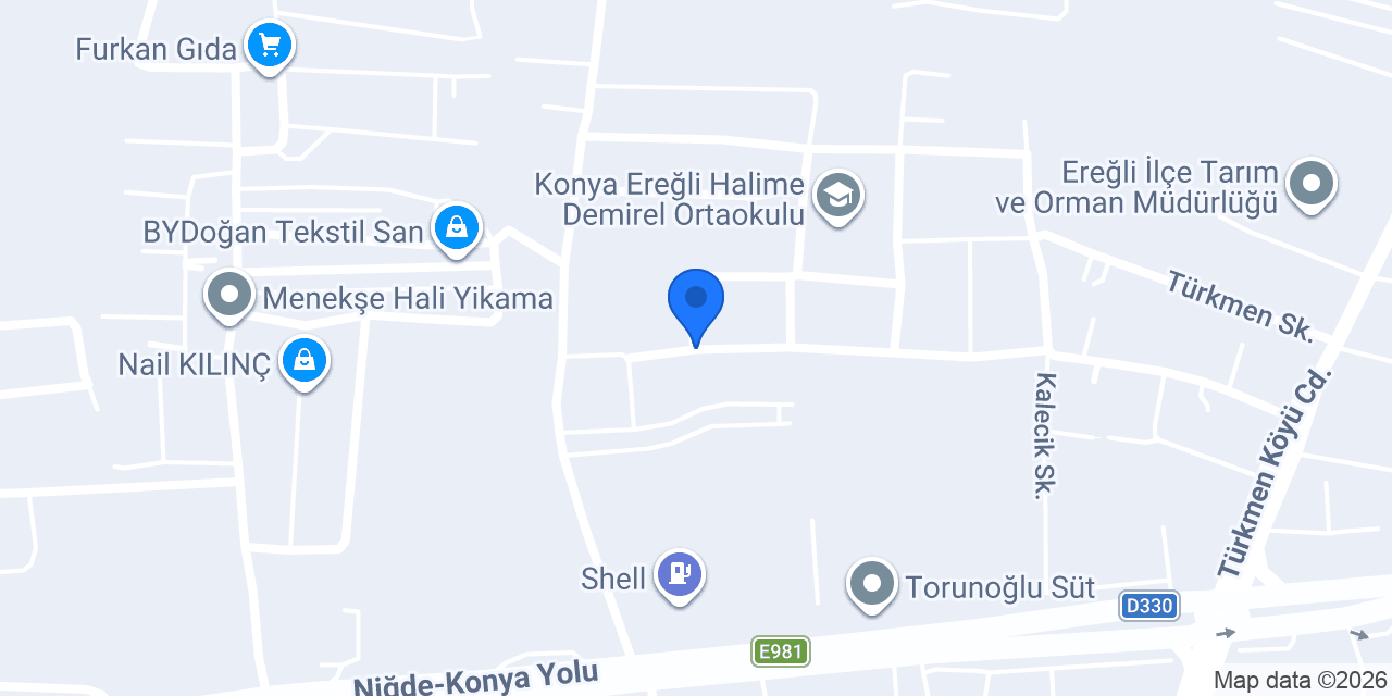 Berkay Baca Ltd. Şti. konumu