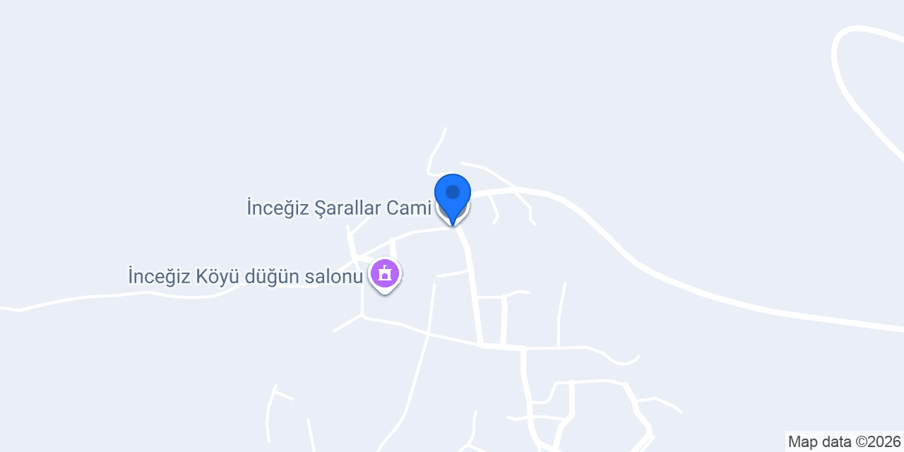 İnceğiz İlköğretim Okulu konumu