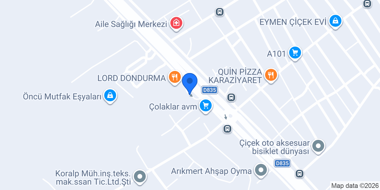 Petrol Ofisi konumu