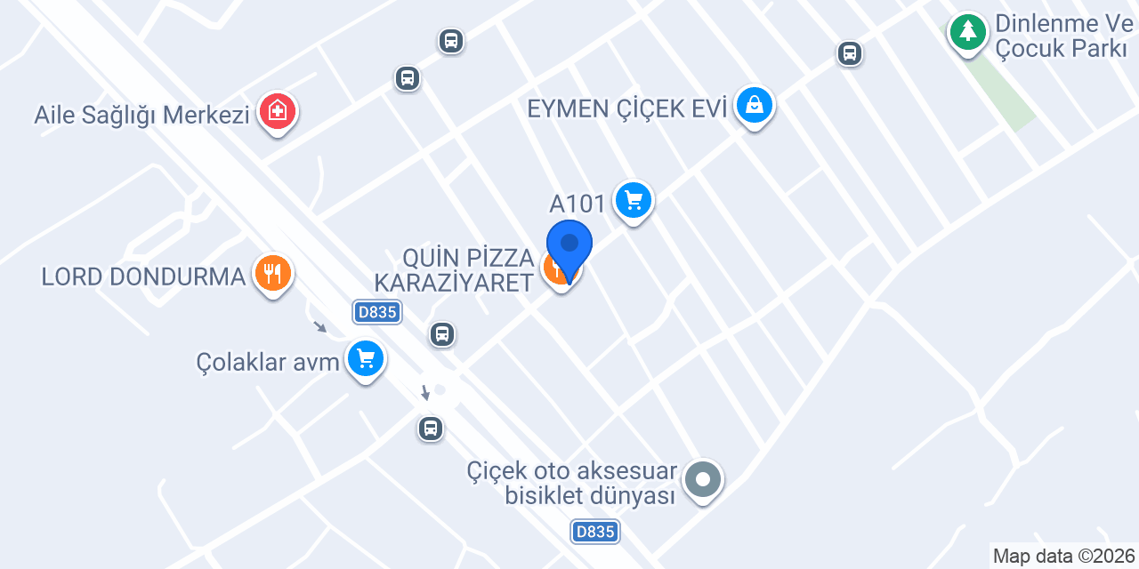 Zümra çiçek evi konumu