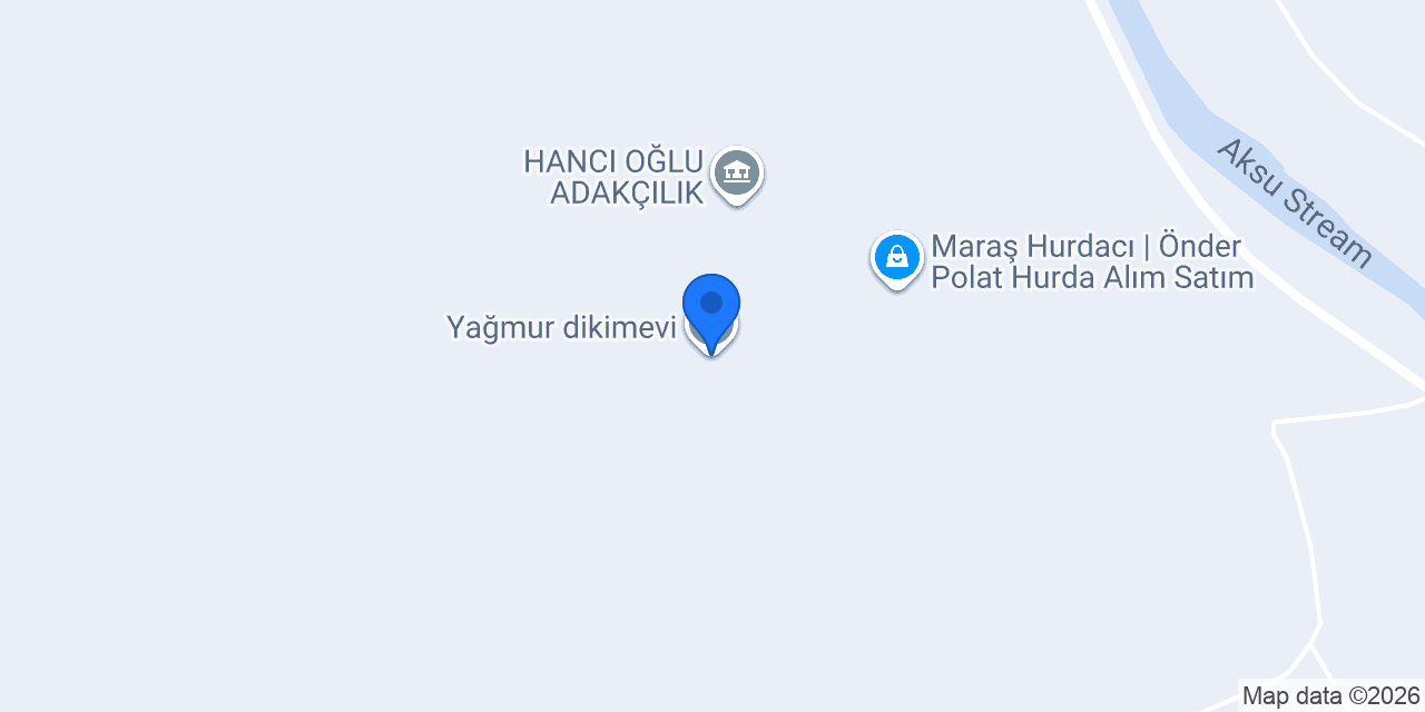 Yağmur dikimevi konumu