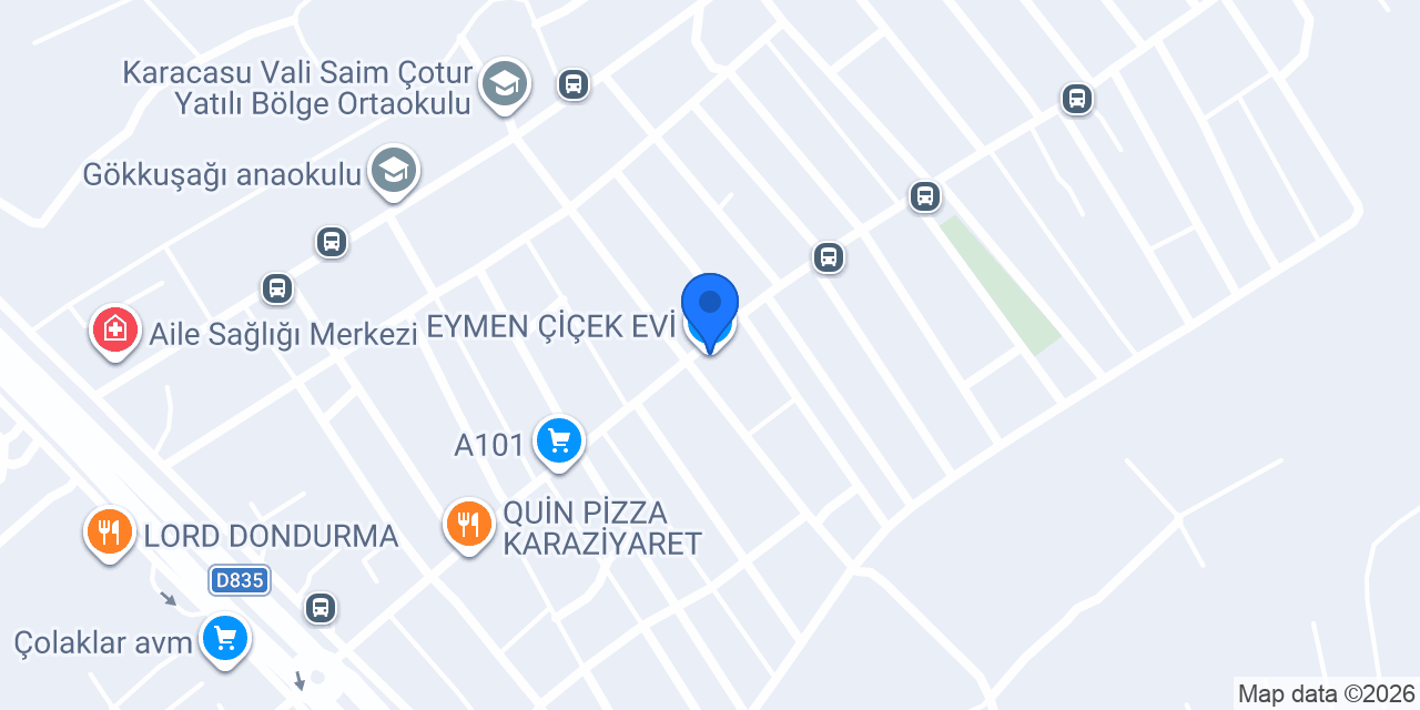 EYMEN ÇİÇEK EVİ konumu