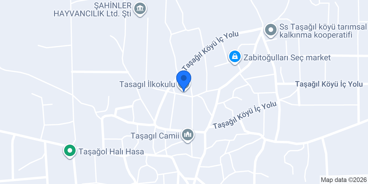 Tasagıl İlkokulu konumu