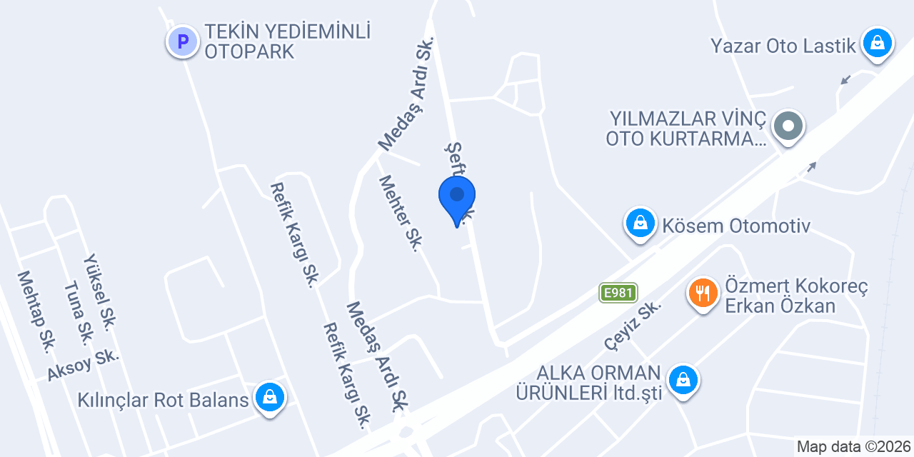 Ereğli Orman Ürünleri konumu