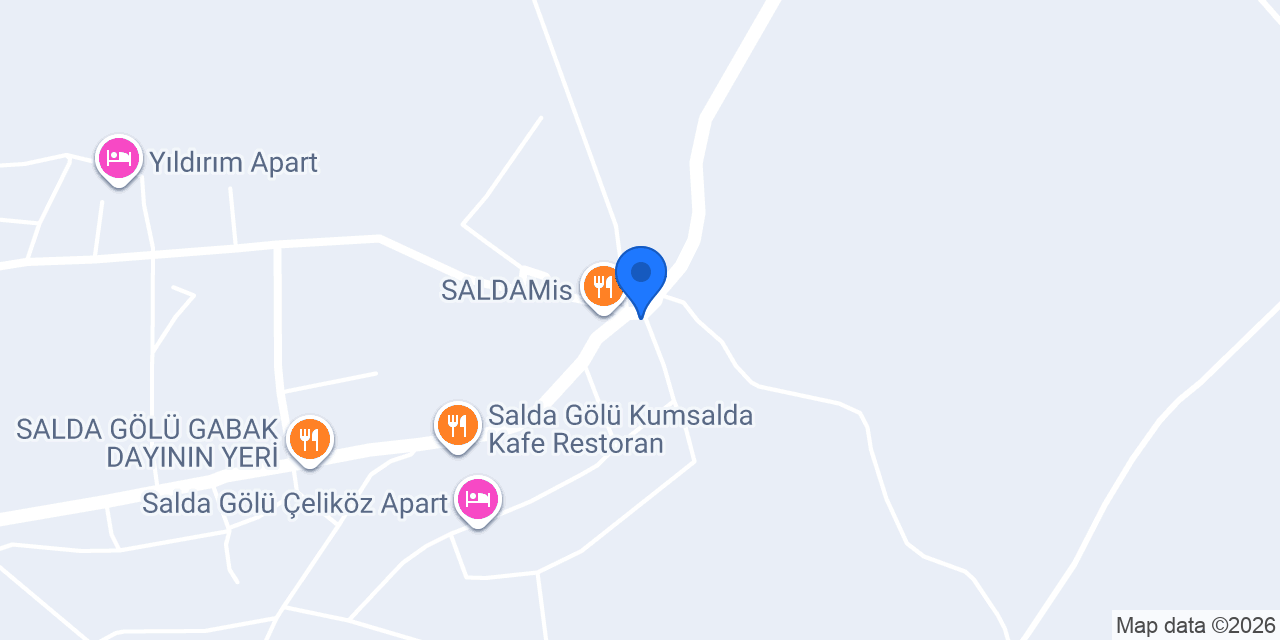 Salda Argun Apart Pansiyon konumu