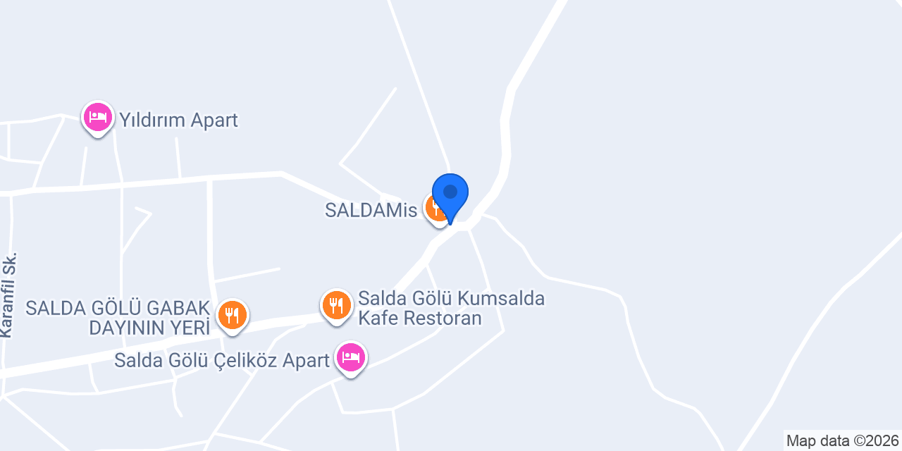 Karavan Park -Salda konumu
