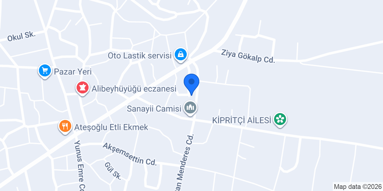 Işık Oto Bakım konumu