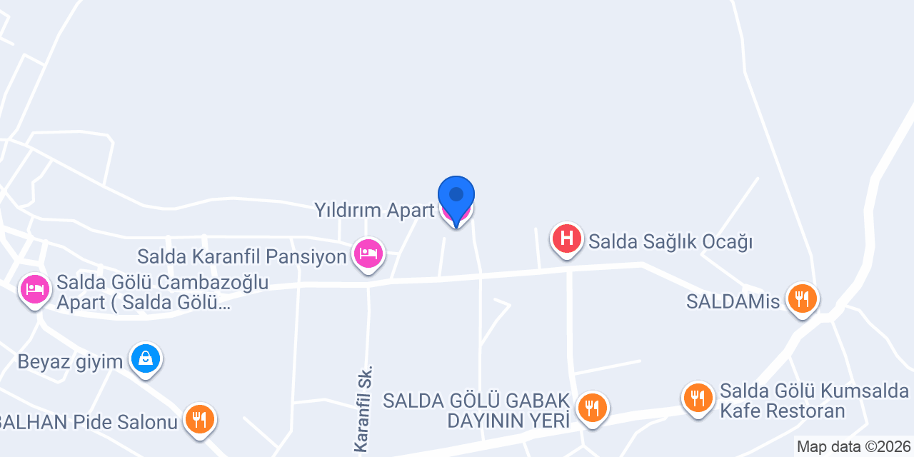 Yıldırım Apart konumu