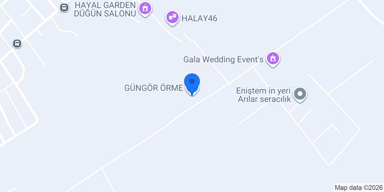 GÜNGÖR ÖRME konumu